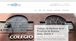 Desktop Screenshot of colmed2.org.ar